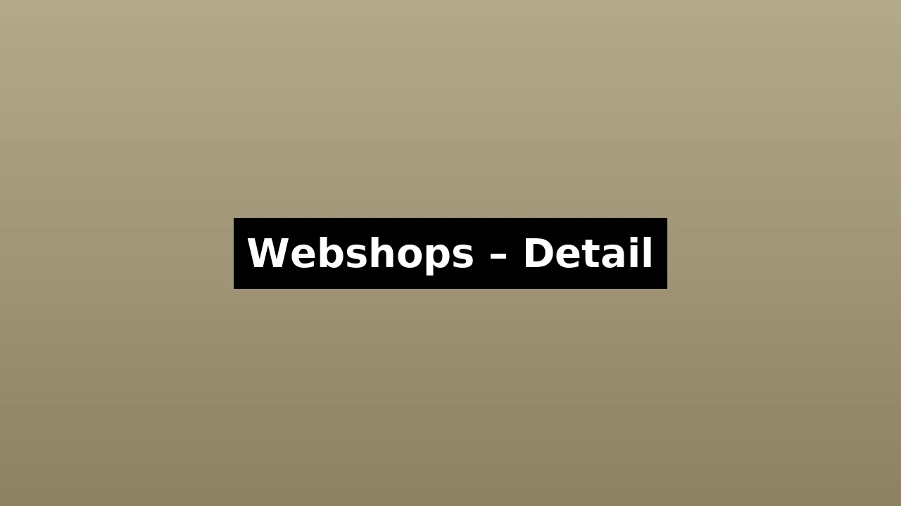 Zusätzliches Bild Webshops & E‑Commerce